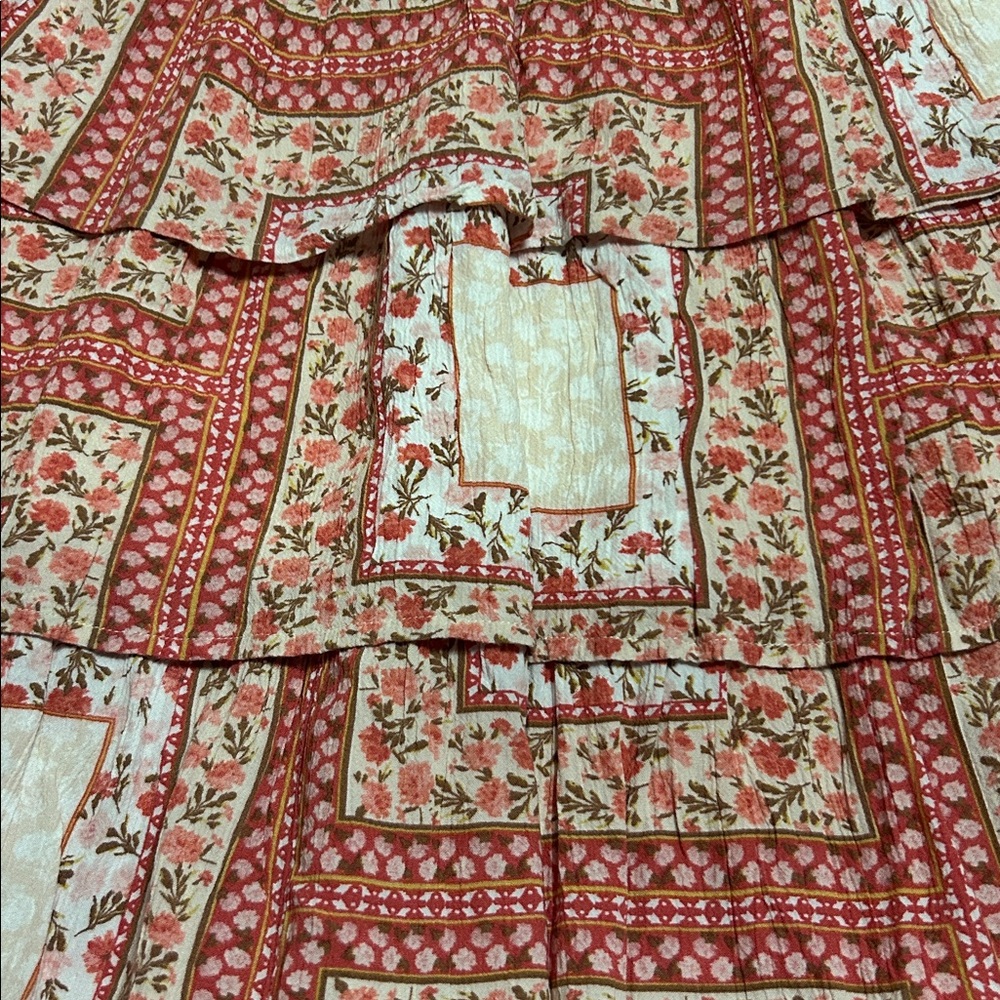 American Eagle Outfitters Red and Cream Mini Dress - Picture 10 of 11